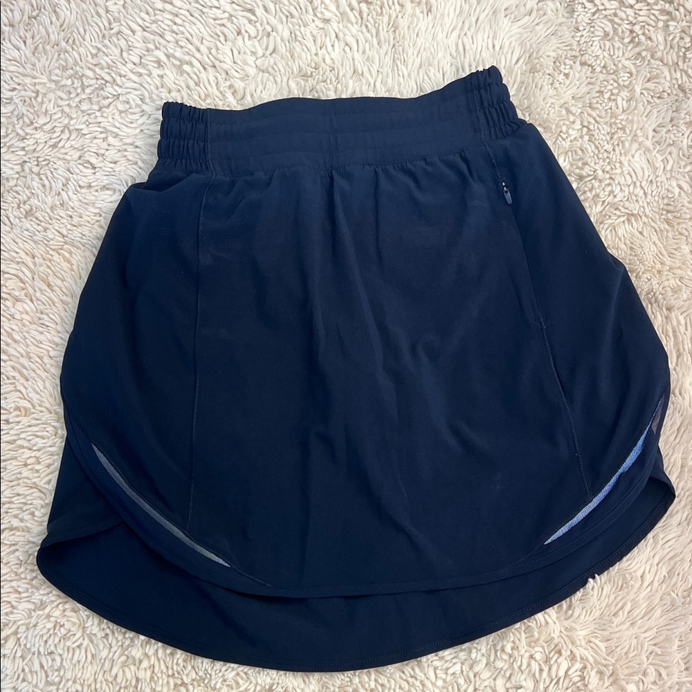Lululemon Hotty Hot High Rise Skirt Long Navy size 2